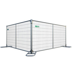 Demo Dipped Galvanized 10′ x 15′ Temporary Fence